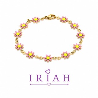 BRACCIALE MARGHERITE ROSA