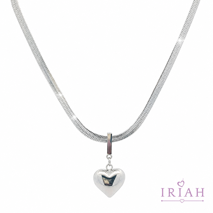 COLLANA CUORE DI IRIAH SILVER