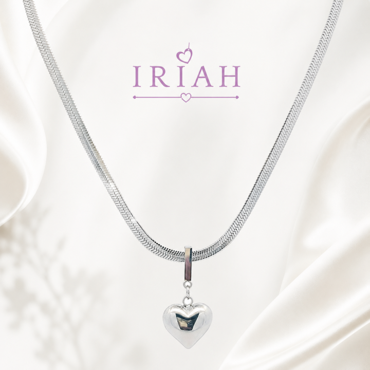 COLLANA CUORE DI IRIAH SILVER