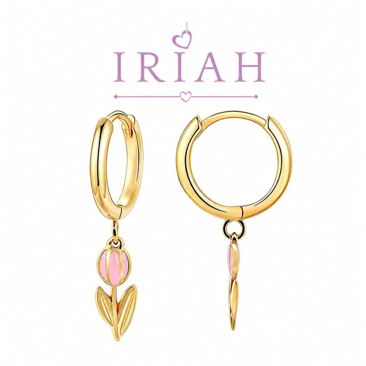 ORECCHINI TULIPANO GOLD