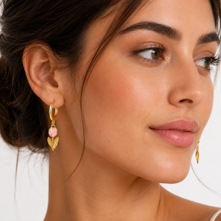 ORECCHINI TULIPANO GOLD