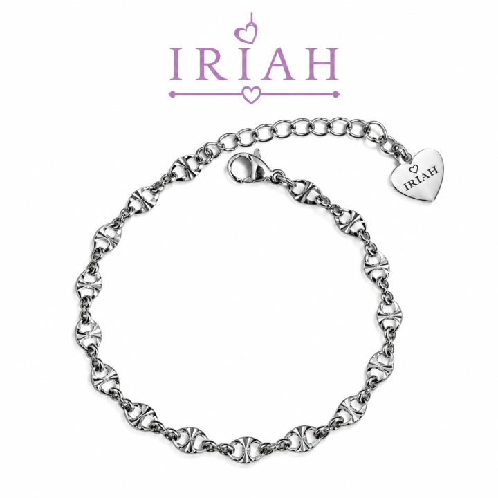 BRACCIALE MAGLIA DIAMANTATA | SILVER