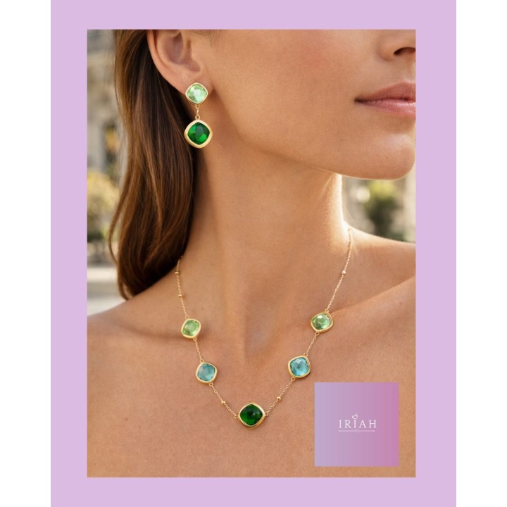 SET LUCE : COLLANA + ORECCHINI