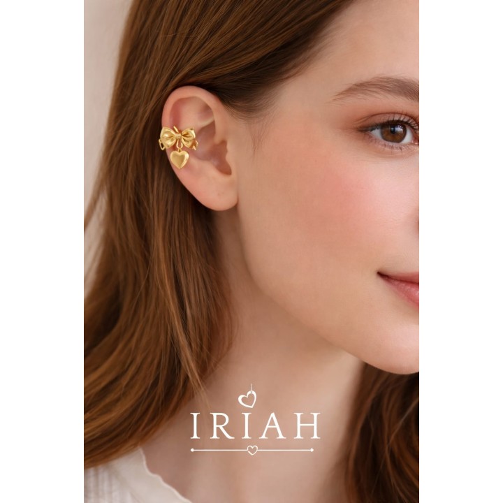 EAR CUFF CUORE-FIOCCO