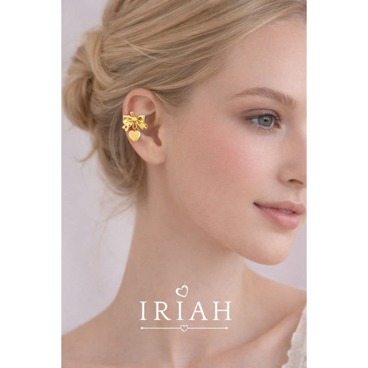 EAR CUFF CUORE-FIOCCO