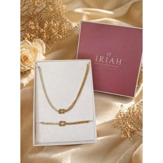 SET ABBRACCIO COLLANA + BRACCIALE